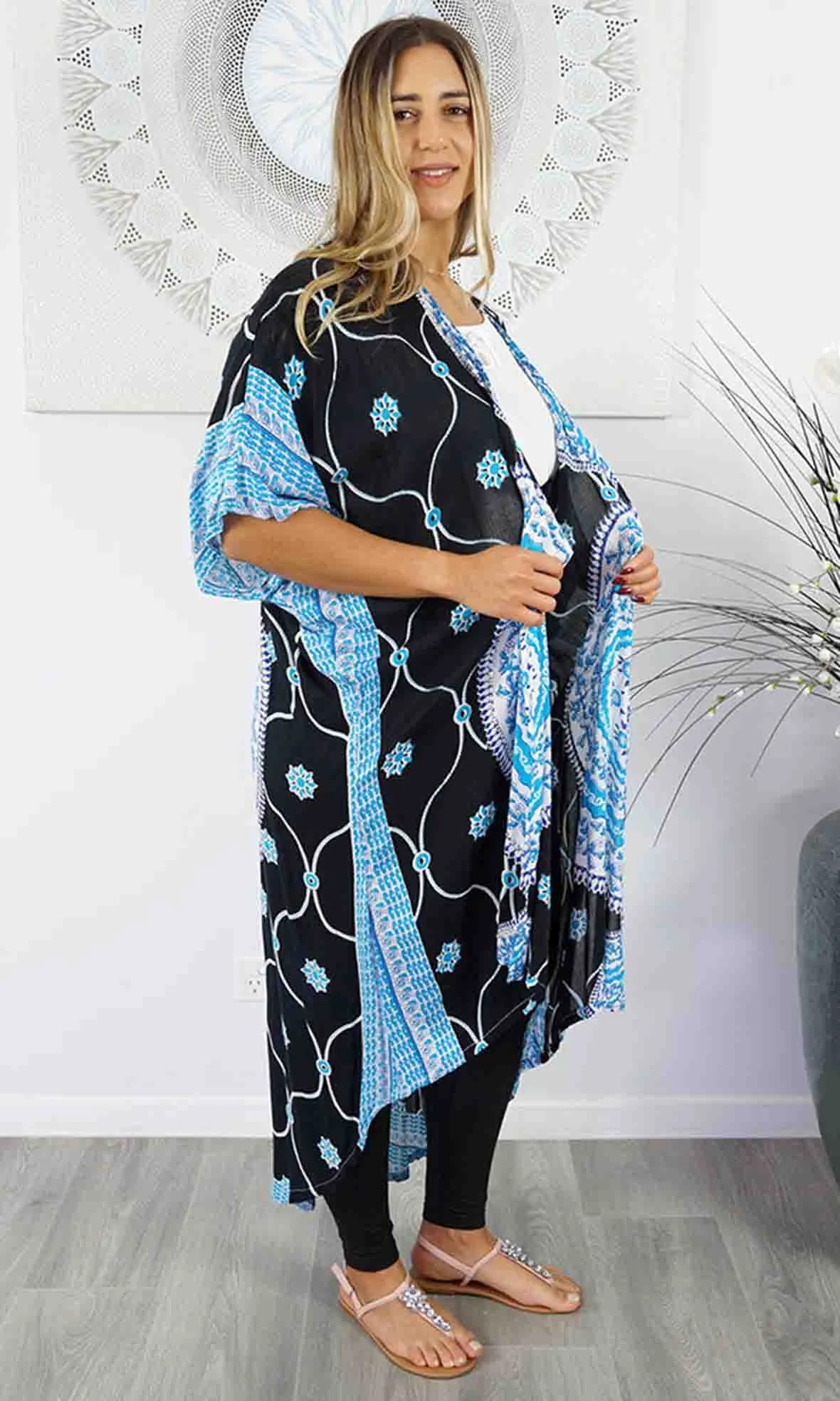 Rayon Bling Cape Long Tunisia, More Colours