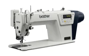 S-7250A Series | BROTHER Single Needle Direct Drive Lock Stitcher with Electronic Feeding System and Thread Trimmer Complete Set With Table , Stand and Castor Wheels. S7250A