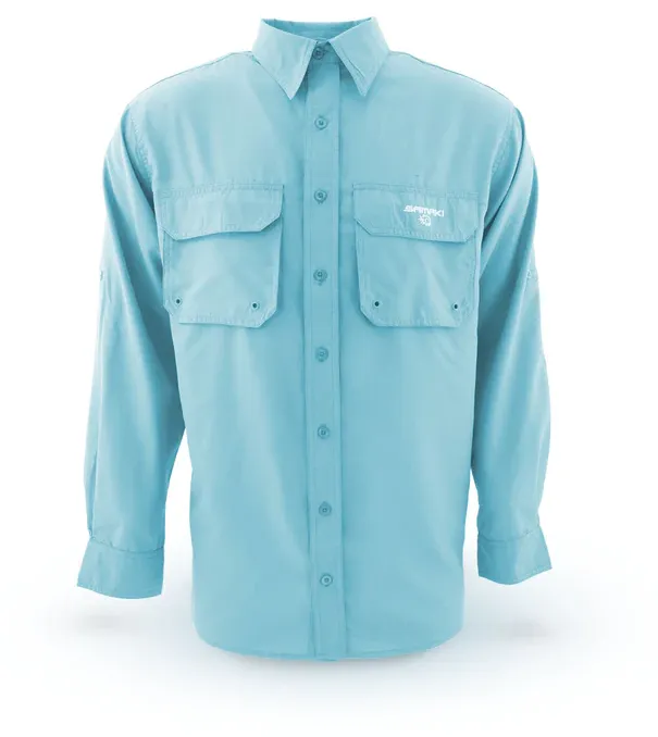 Samaki Breeze Vented Shirt L/S UPF 30 Shirt - Ocean Mist