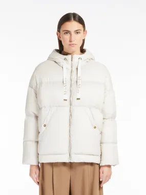 Sand Trebi Down Quilted Jacket