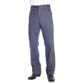 Sidran Men's Heather Navy Dress Ranch Pants