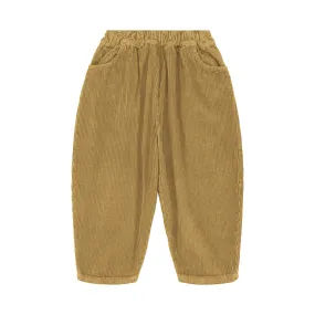 [STUDIO BOHEME] CORDUROY CARROT PANTS / BRONZE MIST