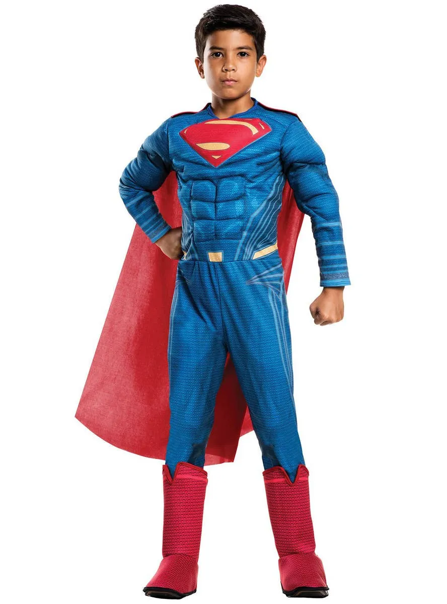 Superman Boys Justice League Muscle Chest Costume