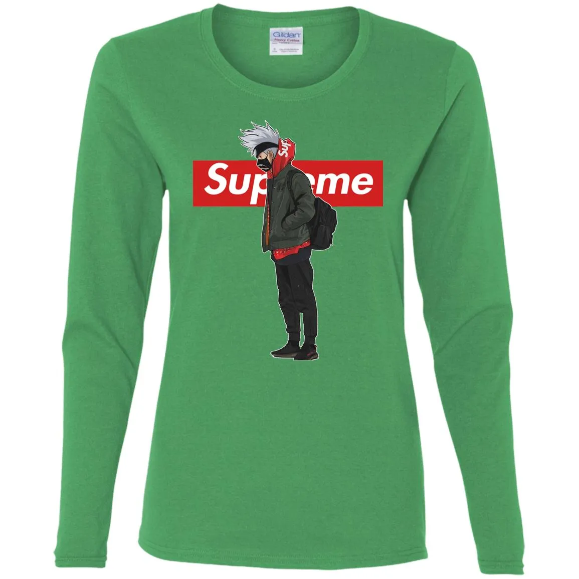 Supreme Naruto Funny Style T-shirt Women Long Sleeve Shirt