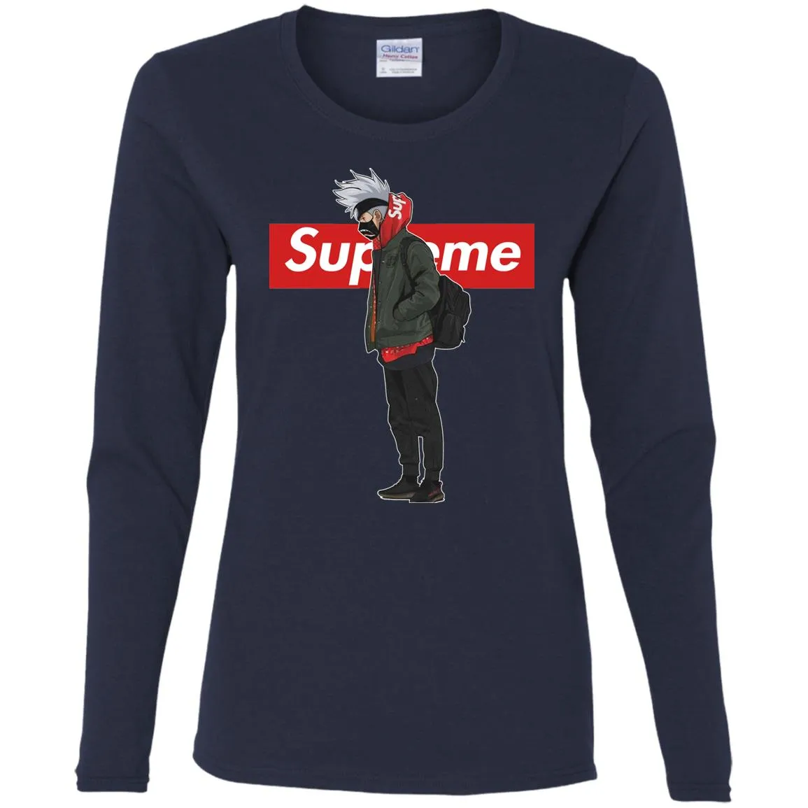 Supreme Naruto Funny Style T-shirt Women Long Sleeve Shirt