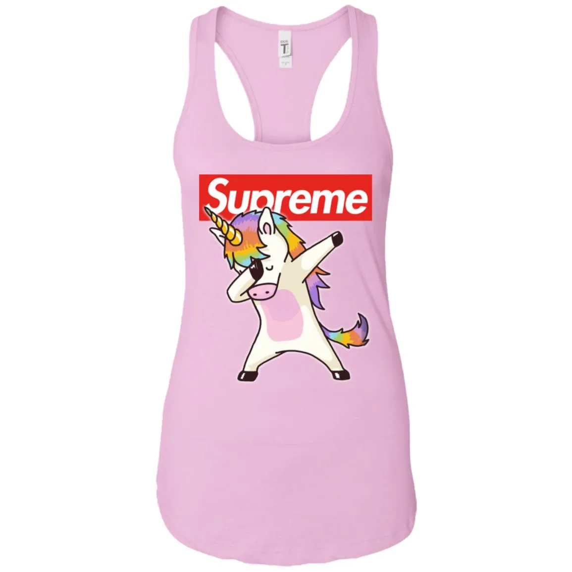 Supreme Unicorn T-shirt Dance Dabbing Unicorn Women Tank Top