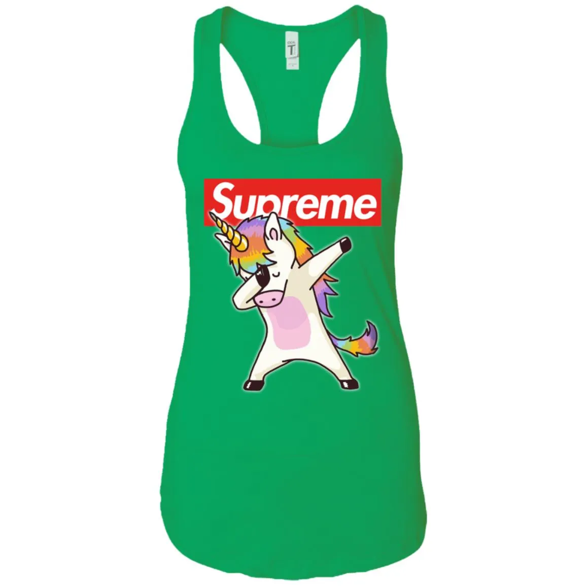 Supreme Unicorn T-shirt Dance Dabbing Unicorn Women Tank Top