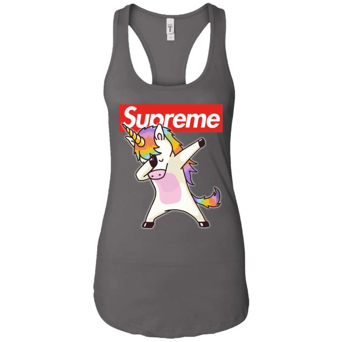 Supreme Unicorn T-shirt Dance Dabbing Unicorn Women Tank Top