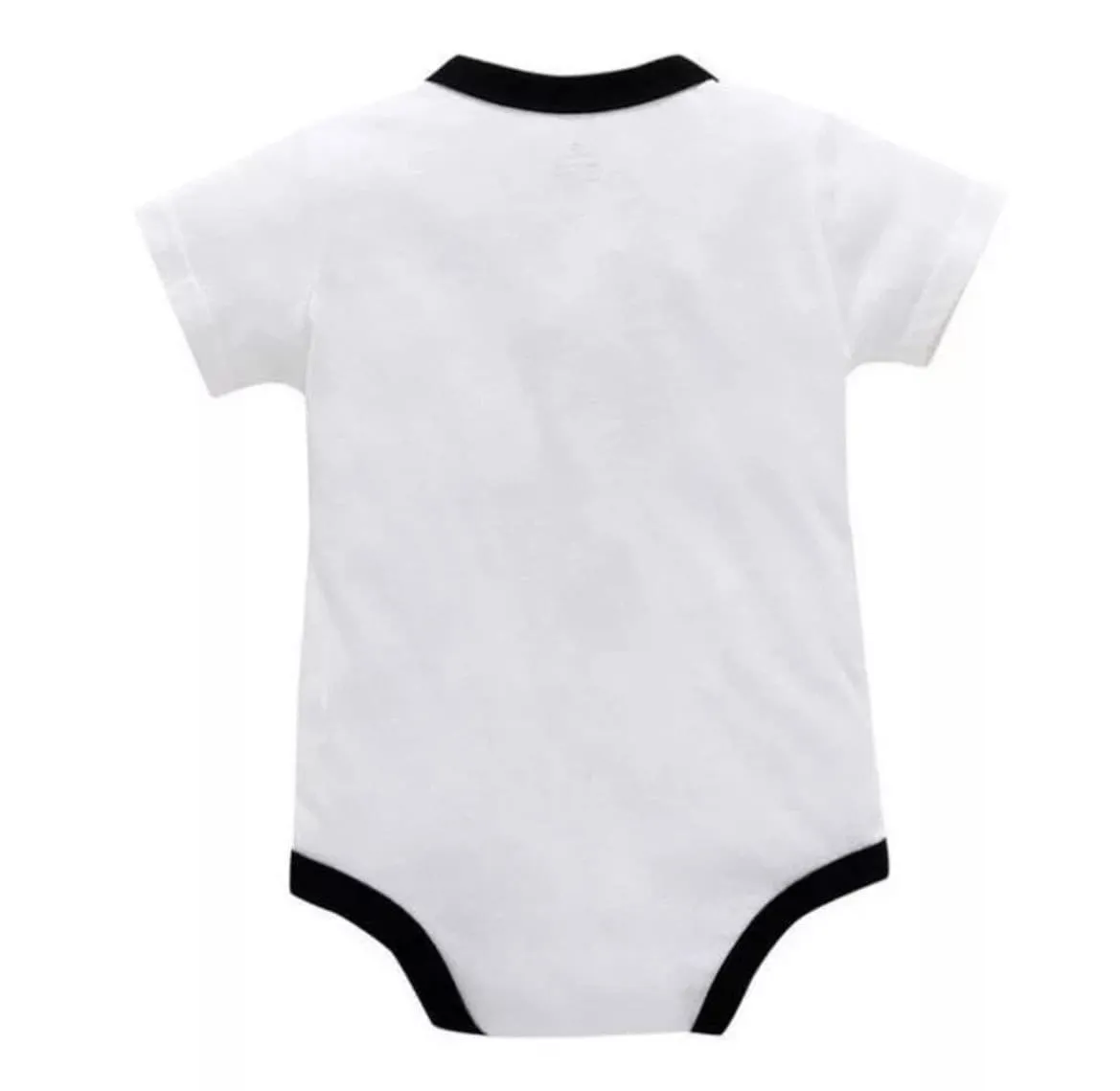 Tie Suspenders Print Onesie - White