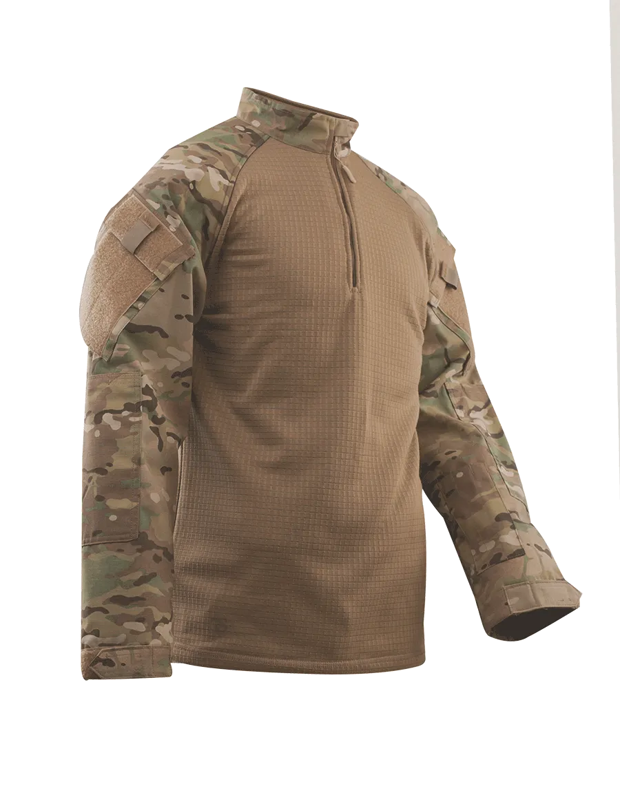 *T.R.U.® 1/4 ZIP COLD WEATHER COMBAT SHIRT- Multicam (2592)