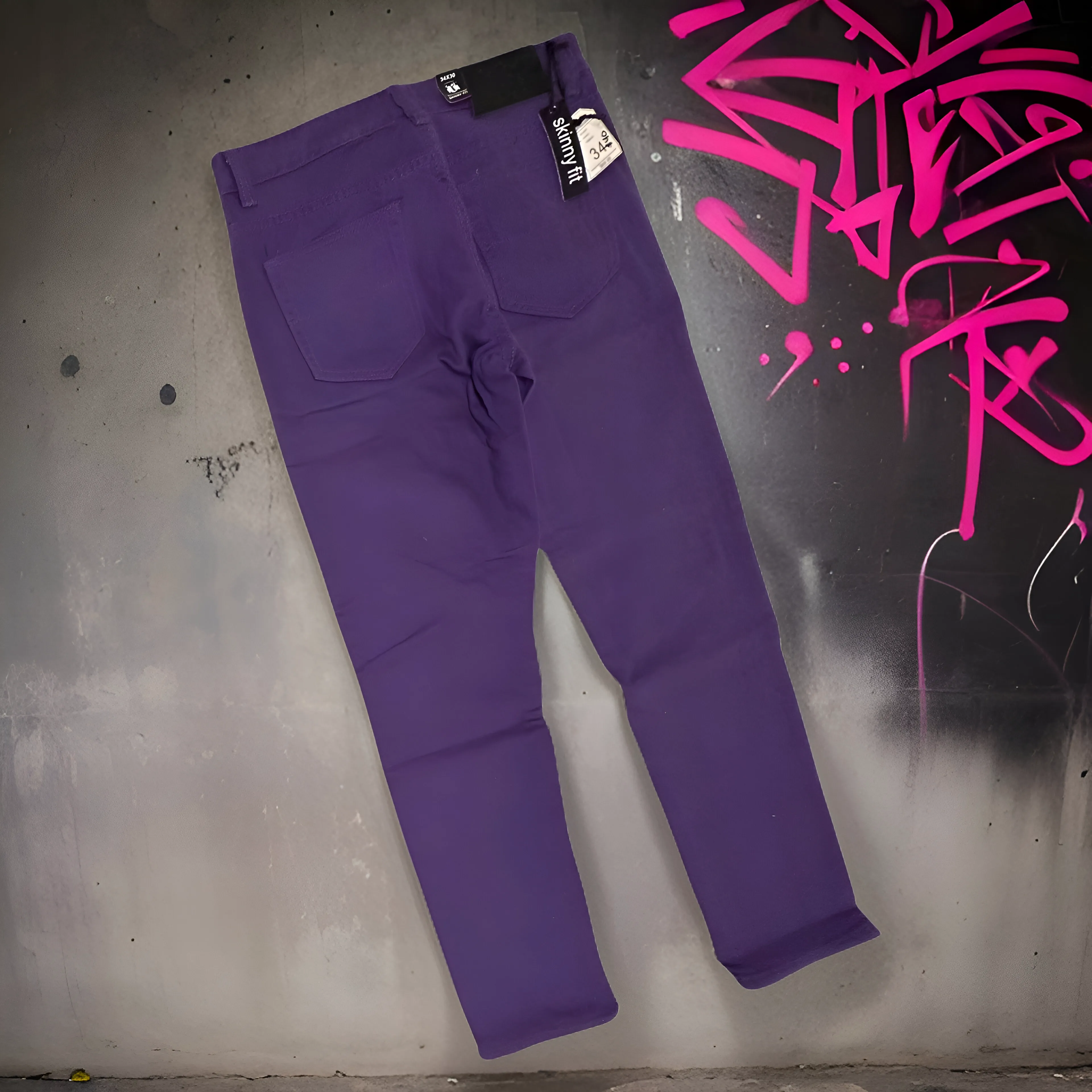 *VICTORIOUS* (PURPLE) *SKINNY FIT* DENIM FOR MEN