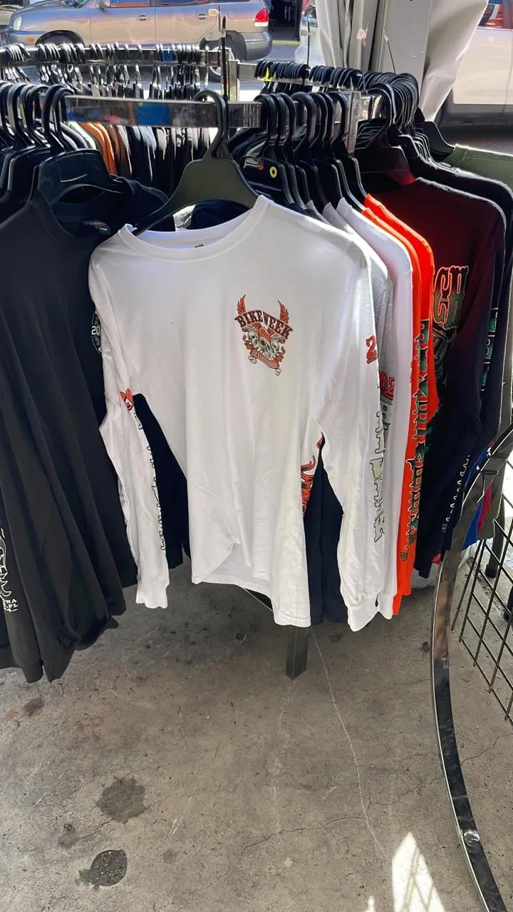 White Full sleeves Bike week Daytona 24 shirt