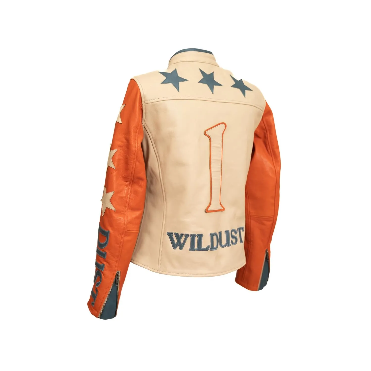 Wildust Sisters Stars & Stripes Brick Leather Jacket