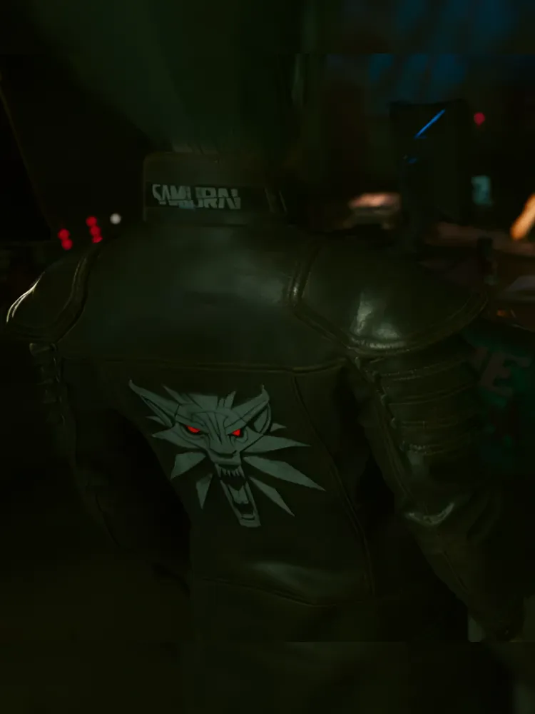 Wolf School Cyberpunk 2077 Leather Jacket