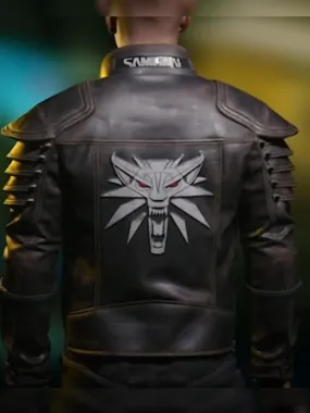 Wolf School Cyberpunk 2077 Leather Jacket