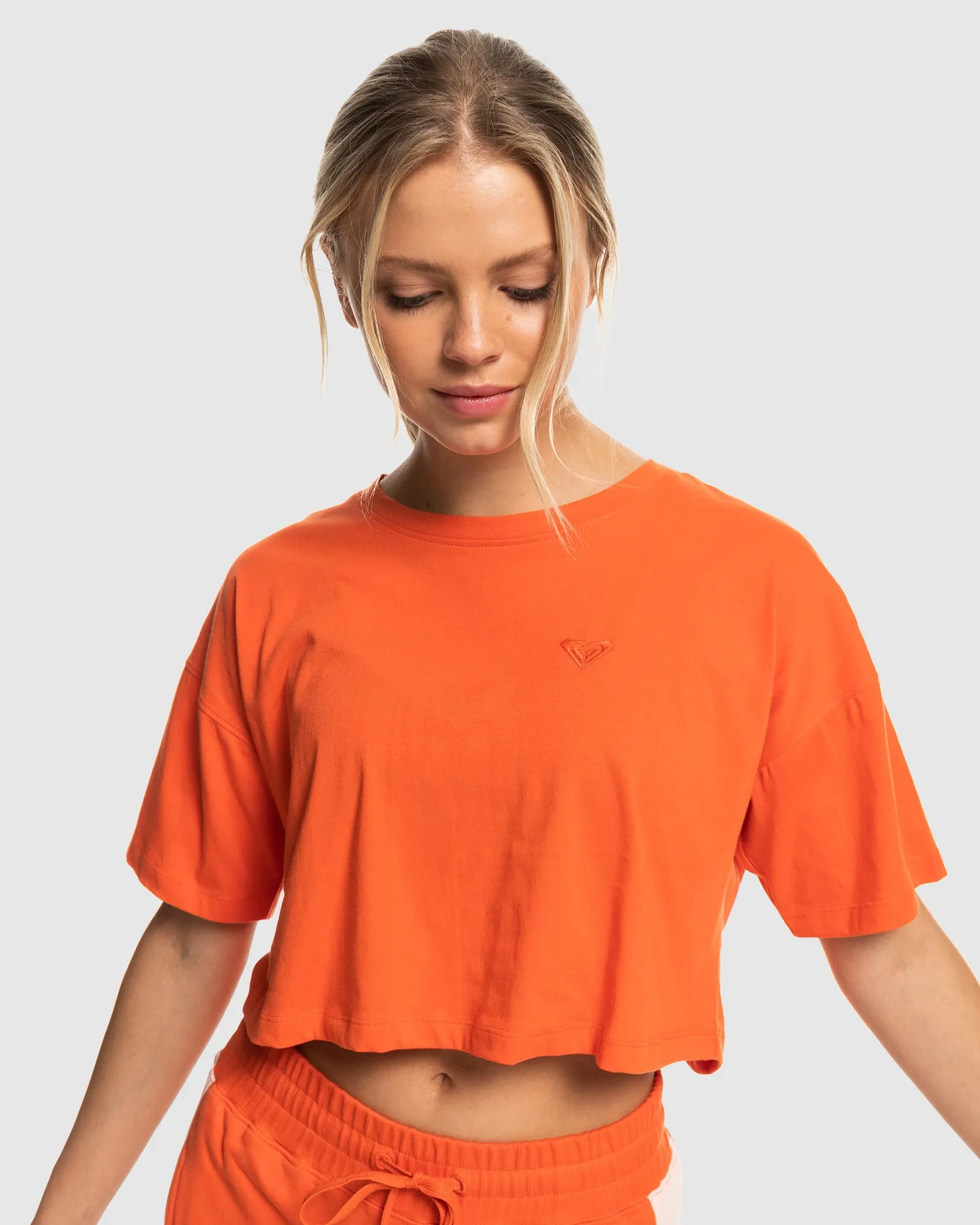 Womens Essential Crop Tee T-Shirt