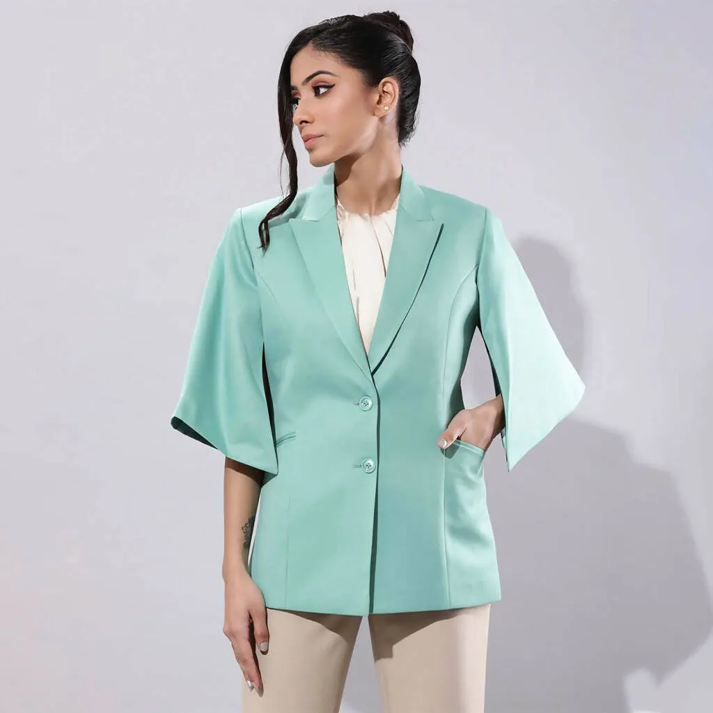 Women's Evening Slit Sleeves Blazer