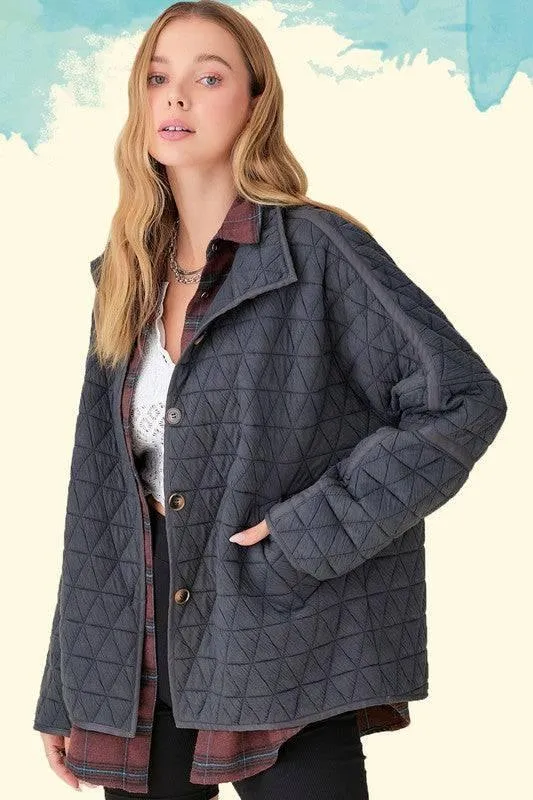 Women's soft quilted jacket