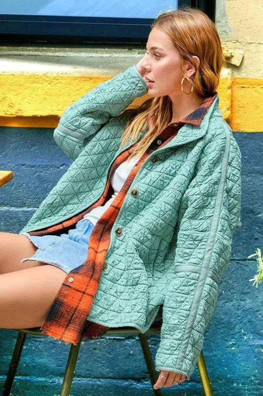 Women's soft quilted jacket