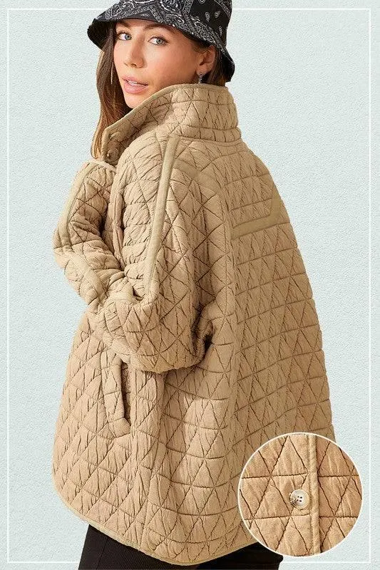 Women's soft quilted jacket