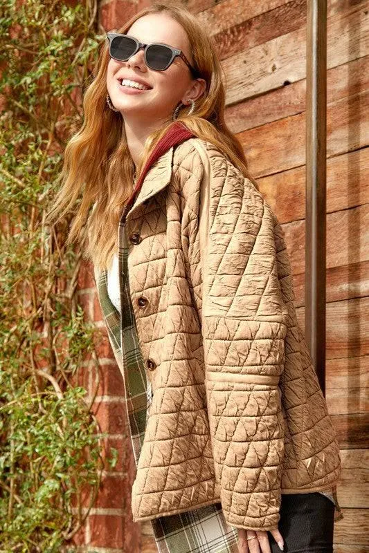 Women's soft quilted jacket