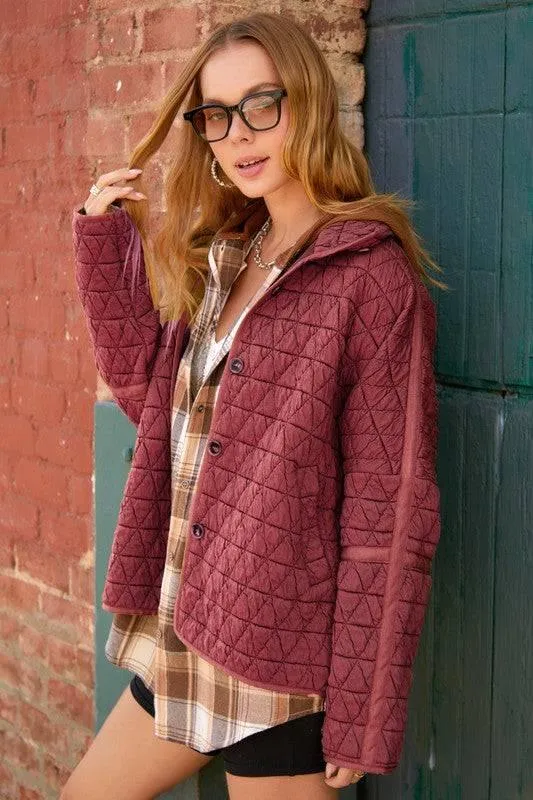 Women's soft quilted jacket